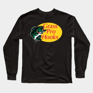 How do you catch a Square Grouper? Grass Pro Hooks! Long Sleeve T-Shirt